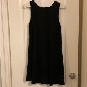 Black lace dress